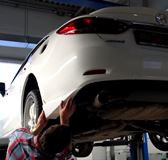 Клыки (накладки) заднего бампера SkyActivSport для Mazda 6 2013-