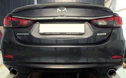 Накладка на задний бампер для Mazda 6 2012+