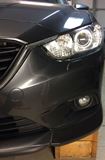 Накладки на передний бампер "Клыки" для MAZDA 6 GJ 2012-2015