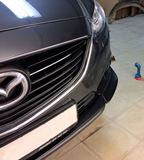 Накладки на передний бампер "Клыки" для MAZDA 6 GJ 2012-2015