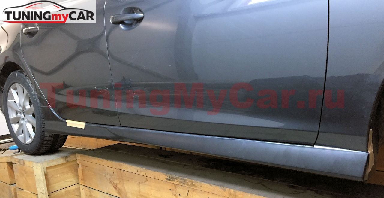 Пороги АБС-пластик для MAZDA 6 GJ 2012-
