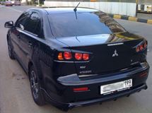 Накладки на задние фонари Mitsubishi Lancer 10