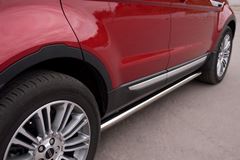Пороги труба D63 (вариант 3) для Land Rover Range Rover Evoque Prestige u Pure 2011-