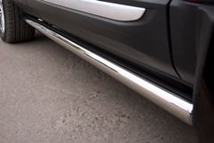 Пороги труба D63 (вариант 3) для Land Rover Range Rover Evoque Prestige u Pure 2011-