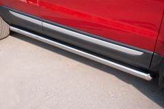 Пороги труба D63 (вариант 1) для Land Rover Range Rover Evoque Prestige u Pure 2011-