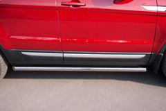 Пороги труба D63 (вариант 1) для Land Rover Range Rover Evoque Prestige u Pure 2011-
