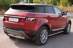 Пороги труба D63 (вариант 2) для Land Rover Range Rover Evoque Prestige u Pure 2011-