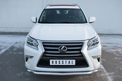 Защита переднего бампера D63 (волна) для Lexus GX 460 2014-