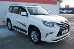 Защита переднего бампера D63 (секции) для Lexus GX 460 2014-