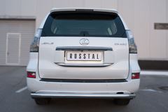 Защита заднего бампера D63 (секции) для Lexus GX 460 2014-