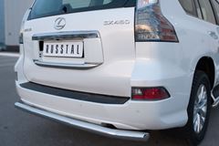 Защита заднего бампера D63 (секции) для Lexus GX 460 2014-