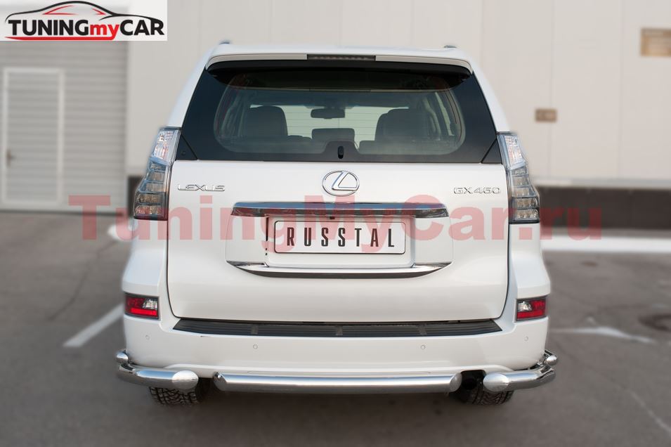 Защита заднего бампера D76 (дуга) для Lexus GX 460 2014-