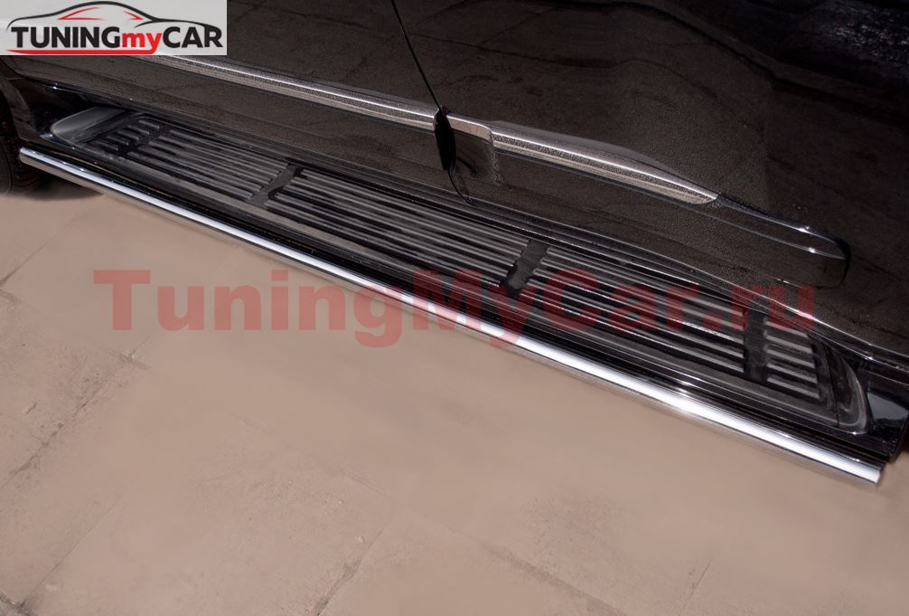 Пороги труба D42 для Lexus GX460 2009-2012