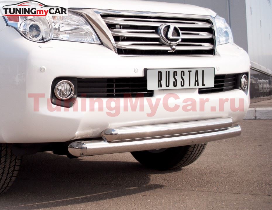 Защита переднего бампера D76/63 для Lexus GX460 2009-2012