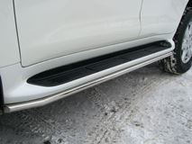 Пороги труба D42 для Lexus LX570 2007-2011
