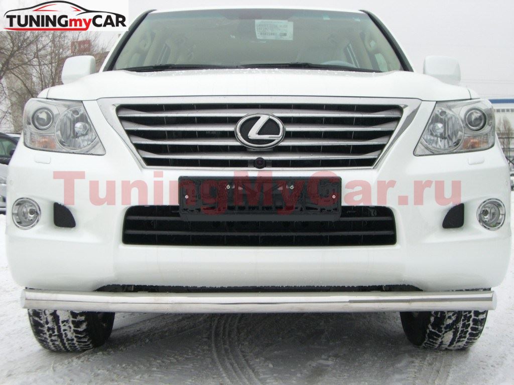 Защита переднего бампера D76 для Lexus LX570 2007-2011