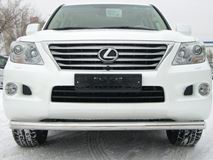 Защита переднего бампера D76 для Lexus LX570 2007-2011
