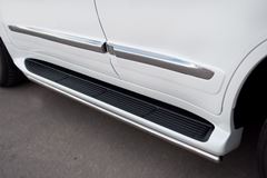 Пороги труба D42 для Lexus LX570 2012-