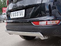 Защита заднего бампера 75х42 дуга (кроме GT-Line) для Kia Sportage 2016-