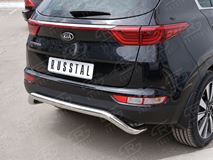 Защита заднего бампера D63 волна под машину для Kia Sportage 2016-