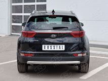 Защита заднего бампера D63 дуга (кроме GT-Line) для Kia Sportage 2016-