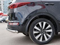 Защита заднего бампера D63 секция для Kia Sportage 2016-