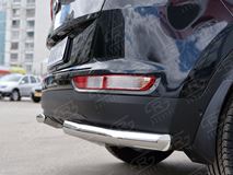 Защита заднего бампера уголки D63 секция для Kia Sportage 2016-