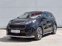 Защита переднего бампера D63 секция для Kia Sportage 2016-