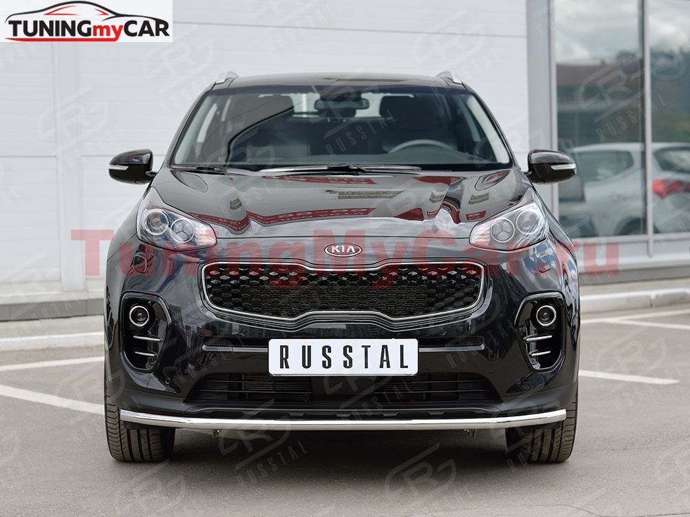 Защита переднего бампера D42 секция для Kia Sportage 2016-
