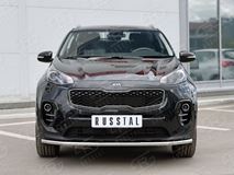 Защита переднего бампера D42 секция для Kia Sportage 2016-