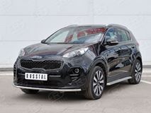 Защита переднего бампера D42 секция для Kia Sportage 2016-