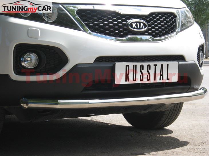 Защита переднего бампера D63 для Kia Sorento 2009-2011
