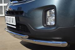 Защита переднего бампера D63 ( секции) / D42 (дуга) для Kia Sorento 2012-