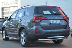 Защита заднего бампера D63 /D63 (дуга) для Kia Sorento 2012-