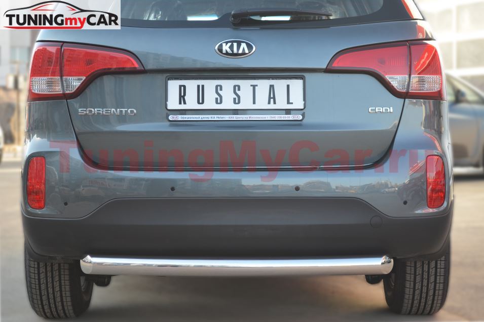 Защита заднего бампера D76 (дуга) для Kia Sorento 2012-