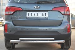Защита заднего бампера D76 /D42 (дуга) для Kia Sorento 2012-