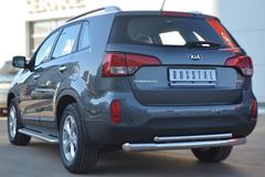 Защита заднего бампера D76 /D42 (дуга) для Kia Sorento 2012-