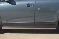 Пороги труба D63 (вариант 3) для Kia Sorento 2012-