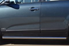 Пороги труба D63 (вариант 1) для Kia Sorento 2012-