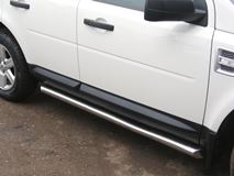 Пороги труба D63 (вариант 1) для Land Rover Freelander 2 2006-2011