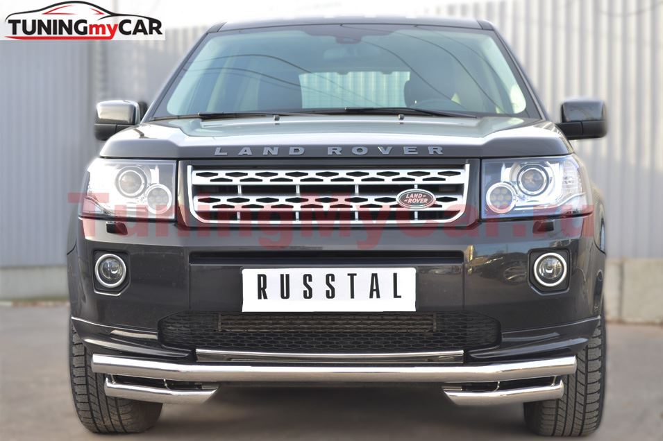Защита переднего бампера D63 (секции) D63 (уголки) для Land Rover Freelander 2 2012-