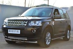 Защита переднего бампера D63 (секции) D42 (дуга) для Land Rover Freelander 2 2012-