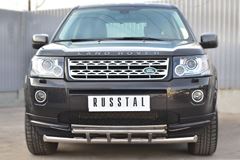 Защита переднего бампера D63 (секции) D42 (дуга) для Land Rover Freelander 2 2012-