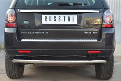 Защита заднего бампера D63 (волна) для Land Rover Freelander 2 2012-
