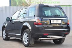 Пороги труба D63 (вариант 3) для Land Rover Freelander 2 2012-