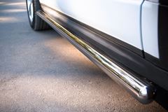 Пороги труба D63 (вариант 3) для Land Rover Range Rover Evoque Dynamic 2011-