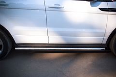 Пороги труба D63 (вариант 3) для Land Rover Range Rover Evoque Dynamic 2011-