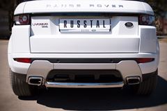 Защита заднего бампера D76 (дуга) для Land Rover Range Rover Evoque Dynamic 2011-