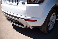 Защита заднего бампера D76 (дуга) для Land Rover Range Rover Evoque Dynamic 2011-