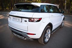 Защита заднего бампера D63/42 (дуга) для Land Rover Range Rover Evoque Dynamic 2011-
